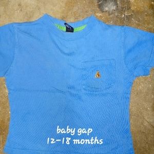 Blue baby gap shirt 12-18 months
